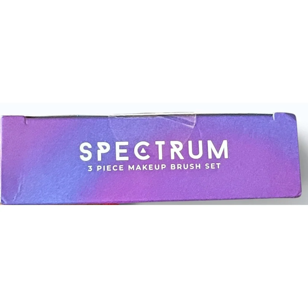 Spectrum Collections 3 Piece Makeup Brush Set B32 A76 A75 Purple Vegan NEW